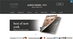 Desktop Screenshot of drjaredshore.com